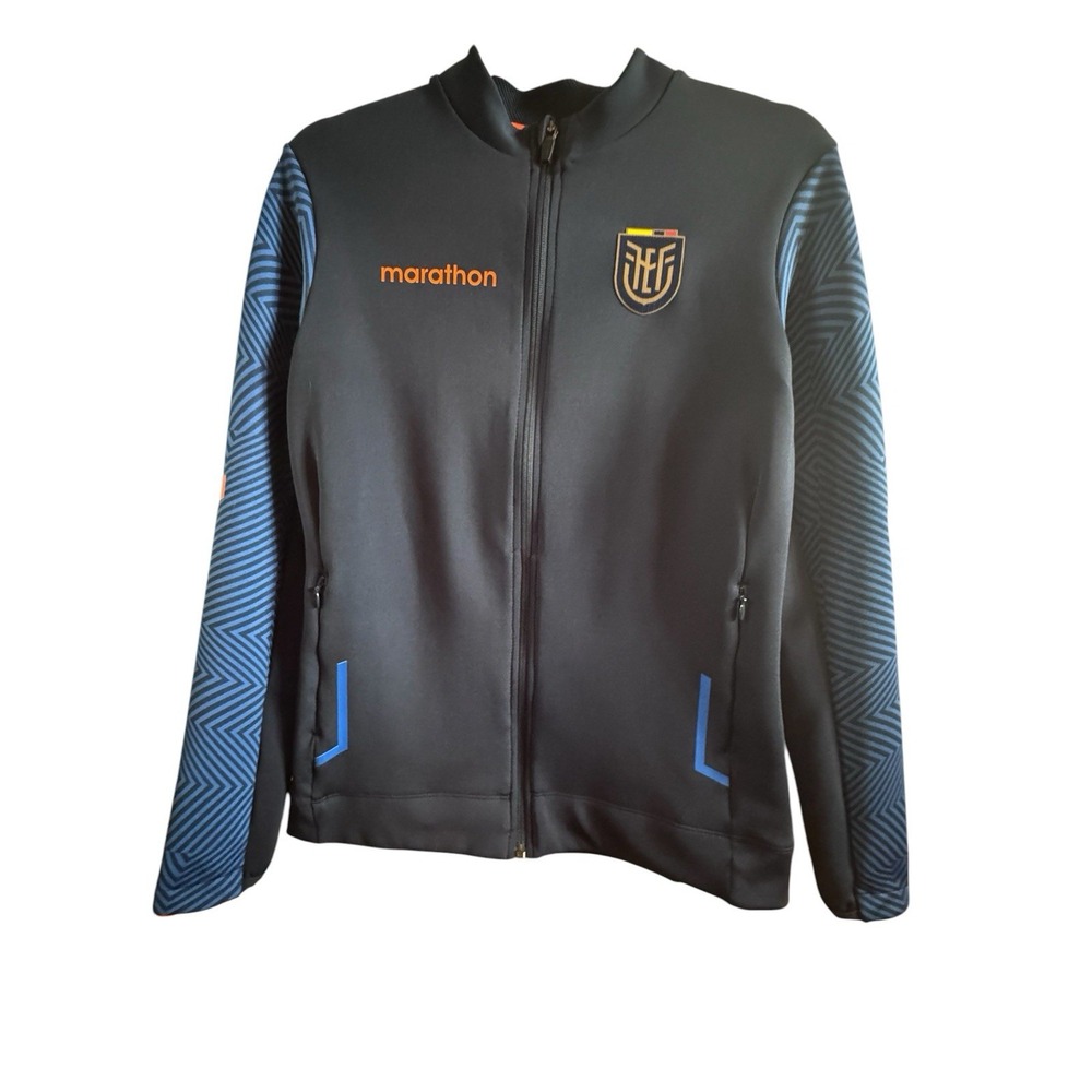 Marathon Ecuador S Football/Soccer National TeamPresentation Track Jacket Crest
